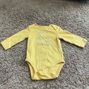 Carter’s long sleeve onesie